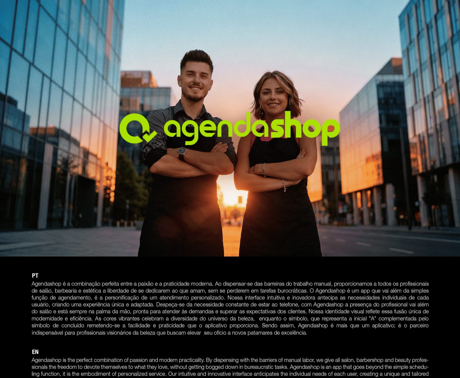 AGENDASHOP, identidade visual: apresentação da marca, parte 1 de 10