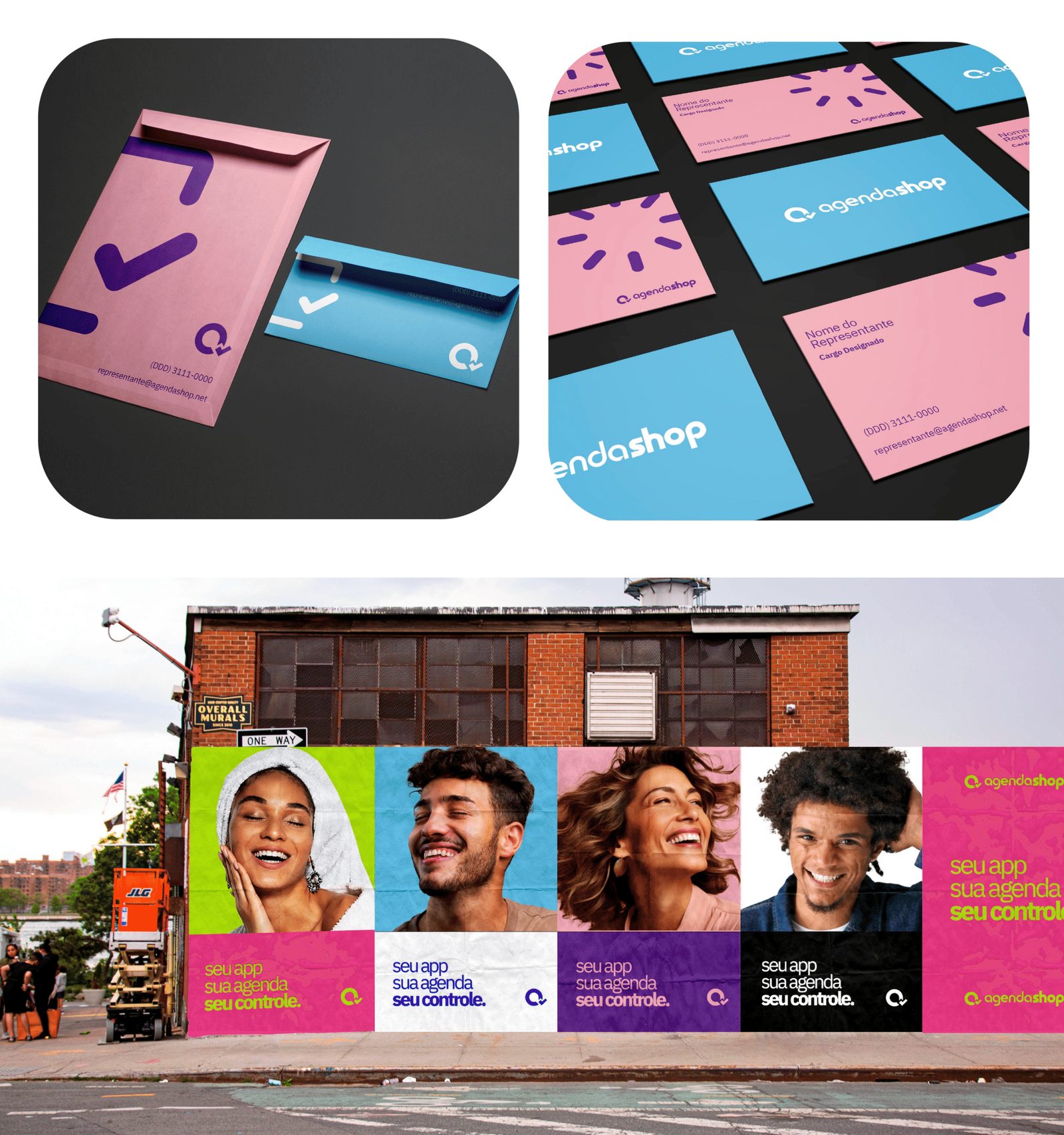 AGENDASHOP, identidade visual: apresentação da marca, parte 10 de 10