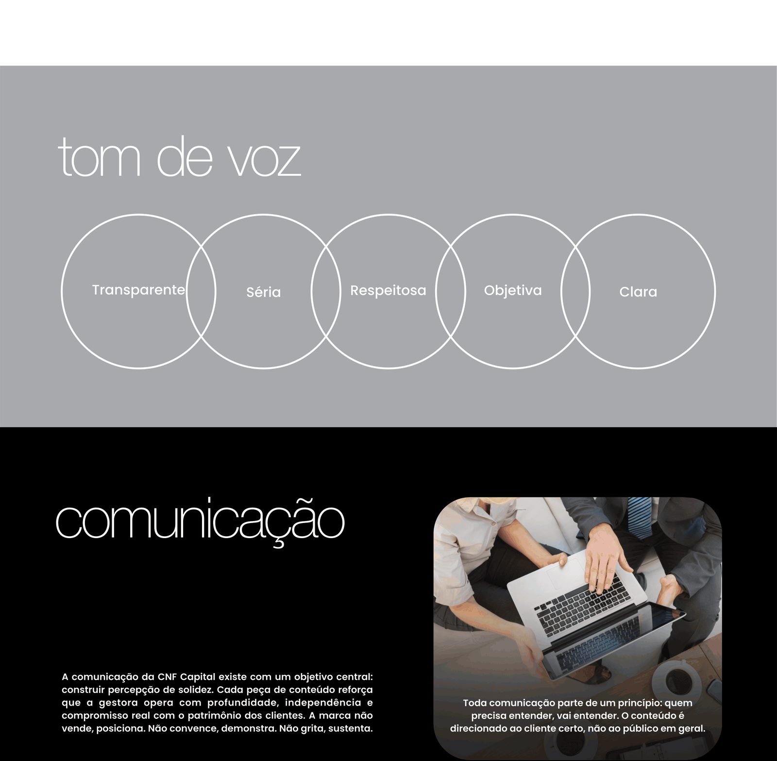 CNF Capital, identidade visual: apresentação da marca, parte 2 de 12