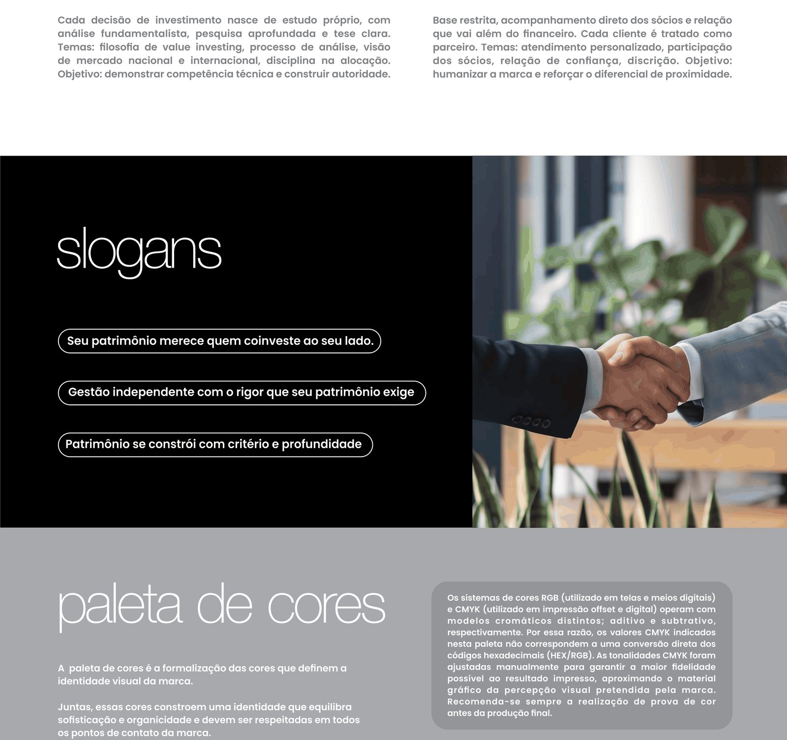 CNF Capital, identidade visual: apresentação da marca, parte 4 de 12