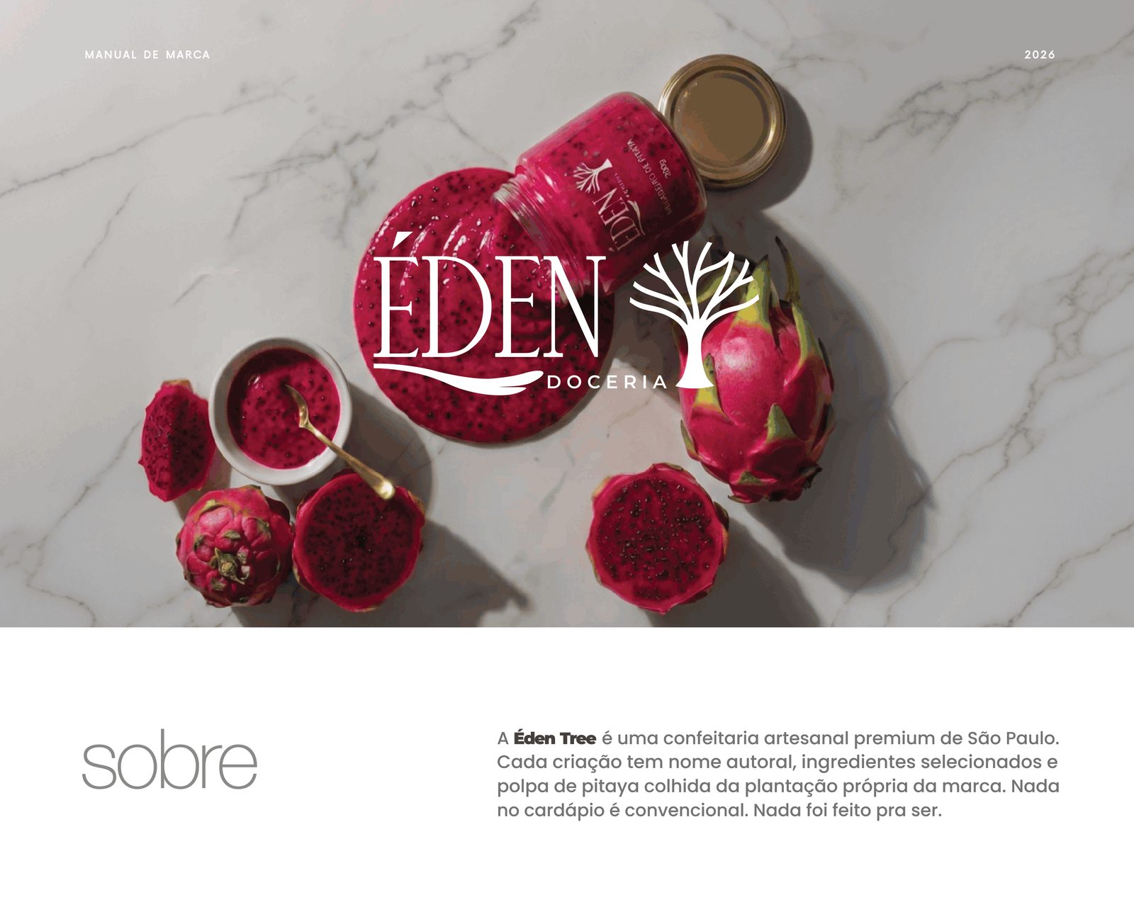 ÉDEN TREE, identidade visual: apresentação da marca, parte 1 de 7