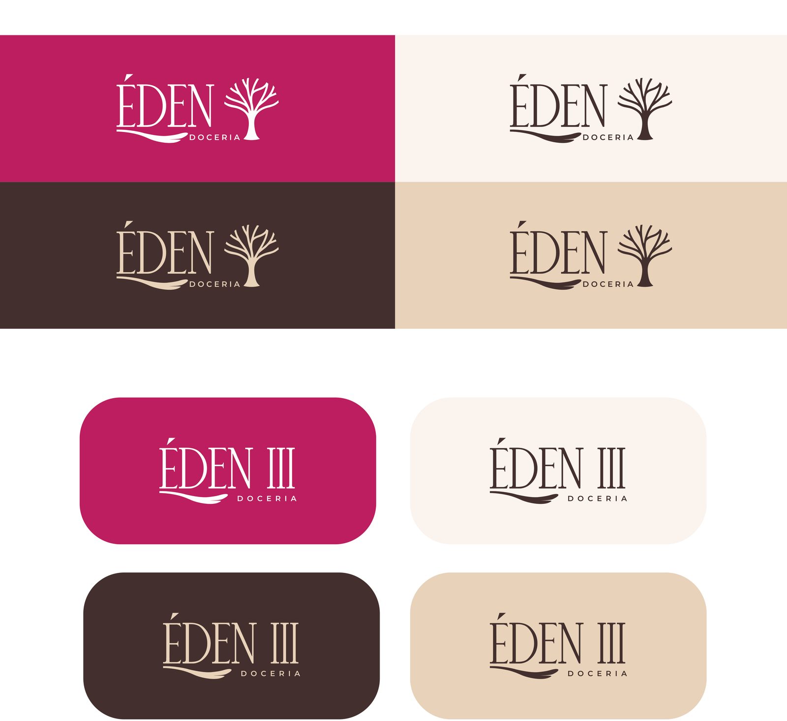 ÉDEN TREE, identidade visual: apresentação da marca, parte 4 de 7