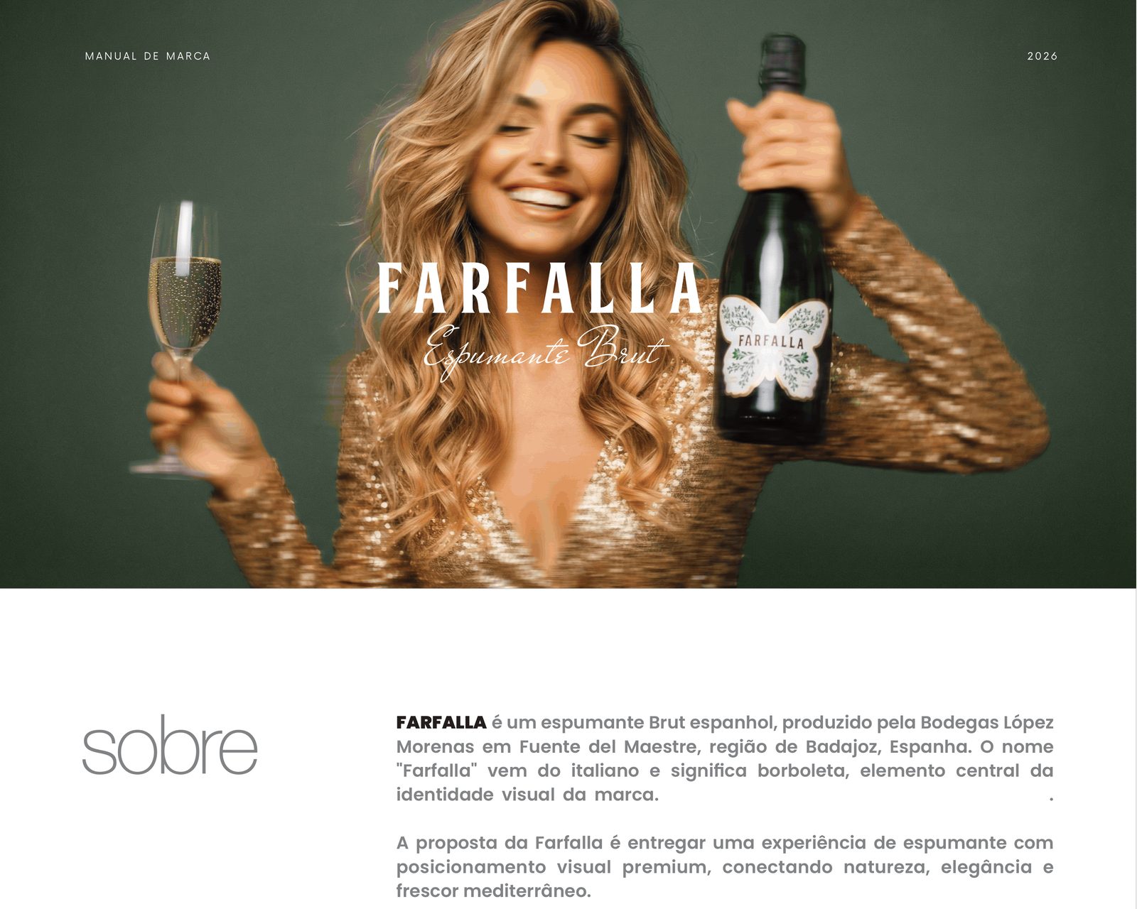 FARFALLA, identidade visual: apresentação da marca, parte 1 de 12