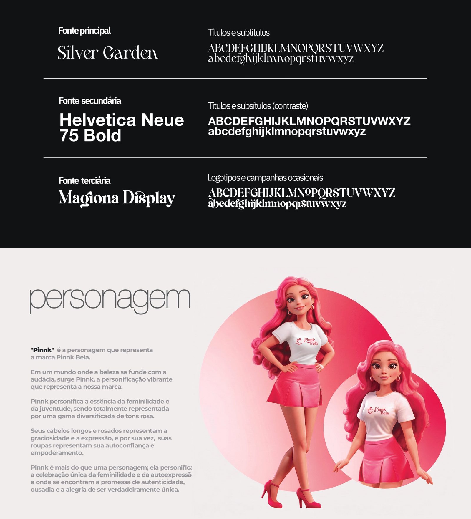 Pinnk Bella, identidade visual: apresentação da marca, parte 6 de 13
