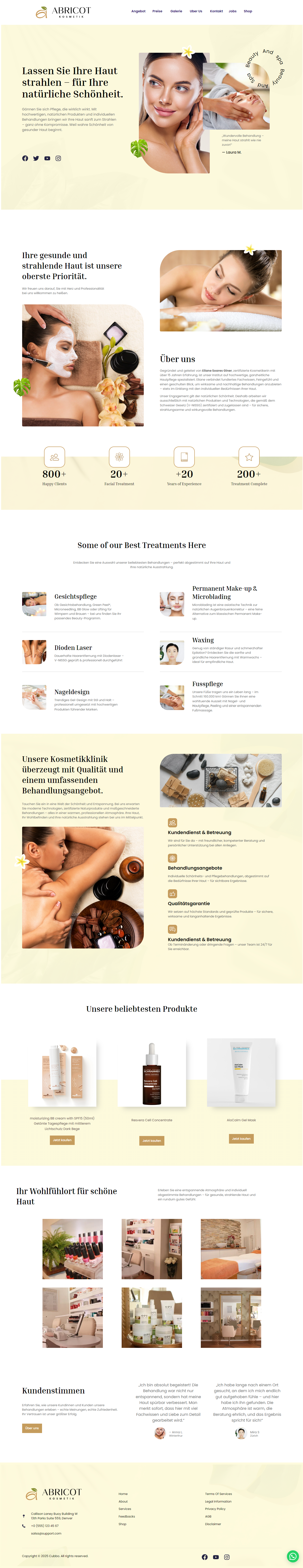 Abricot Kosmetik: e-commerce